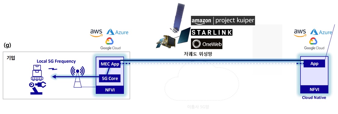 (g) 저궤도위성망